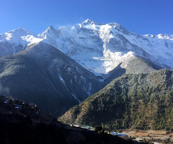 View during Annapurna Circuit Trek