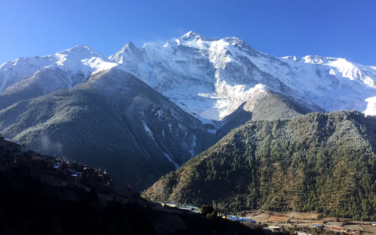 View during Annapurna Circuit Trek